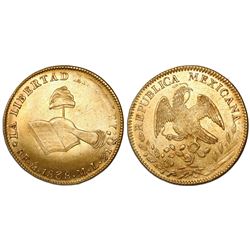 Mexico City, Mexico, 8 escudos, 1838ML.