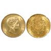 Image 1 : Madrid, Spain, 100 pesetas, Alfonso XIII, 1897SG-V, with 18-97 inside stars, encapsulated NGC MS 62.