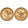 Image 1 : USA (Philadelphia mint), $2-1/2 (quarter eagle) coronet Liberty, 1861.