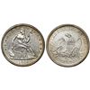 Image 1 : USA (Philadelphia mint), half dollar seated Liberty, 1863.