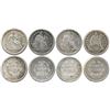Image 1 : Lot of four USA "seated Liberty" dimes: 1838, 1840-O, 1842, 1852-O.