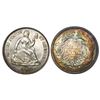 Image 1 : USA (Philadelphia mint), half dime (5c) seated Liberty, 1862, encapsulated PCGS AU58 (old green tag)