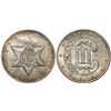 Image 1 : USA (Philadelphia mint), silver 3 cents, 1861.