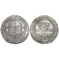 Mexico City, Mexico, 4 reales, Charles-Joanna, "Late Series," assayer A to right, mintmark M to left