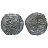 Image 1 : Mexico City, Mexico, cob 4 reales, Philip II, assayer F (oMF to left, 4 to right).
