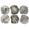 Image 1 : Lot of three Mexico City, Mexico, cob 8 reales, Philip III, assayer D (where visible), all Grade 3.