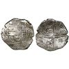 Image 1 : Potosi, Bolivia, cob 8 reales, Philip III, assayer C (rare), Grade 2.