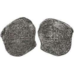 Potosi, Bolivia, cob 8 reales, (16)20(T), Grade 3 (12 points), with hand-signed certificate from 197