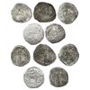 Image 1 : Lot of five Potosi, Bolivia, cob 8 reales, Philip III, various assayers (where visible), one Grade 2