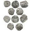 Image 1 : Lot of five Potosi, Bolivia, cob 8 reales, Philip III, various assayers (where visible), all Grade 3