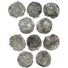 Image 1 : Lot of five Potosi, Bolivia, cob 8 reales, Philip III, various assayers (where visible), all Grade 3