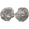 Image 1 : Potosi, Bolivia, cob 2 reales, (16)17M, Grade-2 quality but Grade 4 on certificate. RL monogram for 
