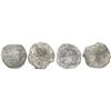 Image 1 : Lot of two Potosi, Bolivia, cob 8 reales, Philip III, assayers not visible, Grade 4.