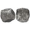 Image 1 : Mexico City, Mexico, cob 8 reales, Philip IV, assayer not visible (D).