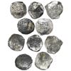 Image 1 : Lot of five Mexico City, Mexico, cob 8 reales, Philip III and IV, assayer D.