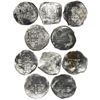 Image 1 : Lot of five Mexico City, Mexico, cob 8 reales, Philip III and IV, assayer D.