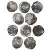 Image 1 : Lot of five Potosi, Bolivia, cob 8 reales, Philip III and IV, assayers Q, T and P, some with quadran
