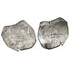 Image 1 : Mexico City, Mexico, cob 8 reales, Philip IV, assayer not visible (P).