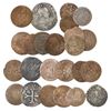 Image 1 : Lot of 25 French minors, including a 1575 silver teston of Henry III and 24 copper/billon liards, do