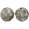 Image 1 : Potosi, Bolivia, cob 8 reales, 1653E, (PH) at top.