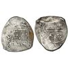 Image 1 : Mexico City, Mexico, cob 8 reales, Philip IV, assayer P (ca. 1650).