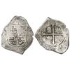 Image 1 : Mexico City, Mexico, cob 8 reales, Philip IV, assayer P (ca. 1650).