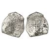 Image 1 : Mexico City, Mexico, cob 8 reales, Philip IV, assayer P (ca. 1650).