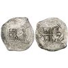 Image 1 : Mexico City, Mexico, cob 8 reales, Philip IV, assayer not visible (assayer P, ca. 1650).