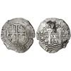 Image 1 : Potosi, Bolivia, cob 8 reales, 1653E, dot-PH-dot at top.