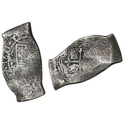 Mexico City, Mexico, cob 8 reales, 1681L.