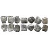 Image 1 : Lot of seven Mexico City, Mexico, cob 8 reales, Charles II, assayers not visible.