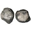 Image 1 : Clump of two Mexico City, Mexico, cob 8 reales, Philip V, assayers not visible, ex-Holden.