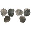 Image 1 : Lot of three Lima and Potosi cob 1R, uncleaned as found, as follows: Lima 1698H, Lima 1792H and Poto