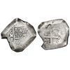 Image 1 : Mexico City, Mexico, cob 8 reales, Philip V, assayer R (1729-30).