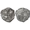 Image 1 : Potosi, Bolivia, cob 8 reales, 1723Y.