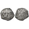 Image 1 : Potosi, Bolivia, cob 8 reales, 1726Y, Louis I, rare.