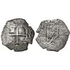 Image 1 : Potosi, Bolivia, cob 8 reales, 1727Y, Louis I, rare.