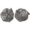 Image 1 : Potosi, Bolivia, cob 4 reales, 1727Y, (Louis I), rare.