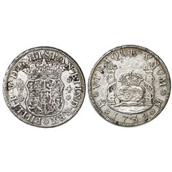 Mexico City, Mexico, pillar 4 reales, Philip V, 1739MF.