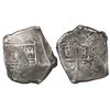 Image 1 : Mexico City, Mexico, cob 8 reales, Charles II, assayer not visible.