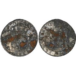 Mexico City, Mexico, pillar 8 reales, Philip V, 1743MF.