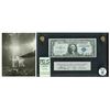 Image 1 : USA, $1 silver certificate, series 1935D, certified PCGS Grade A, with press photo of recovered safe