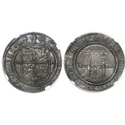 Mexico City, Mexico, 4 reales, Charles-Joanna, "Late Series," assayer A to right, mintmark M to left