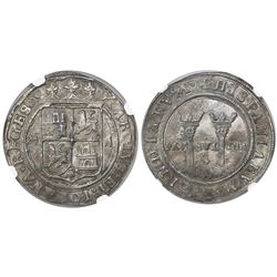 Mexico City, Mexico, 4 reales, Charles-Joanna, "Late Series," assayer A to right, mintmark M to left