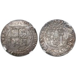 Mexico City, Mexico, 4 reales, Charles-Joanna, "Late Series," assayer O to right, mintmark oM to lef