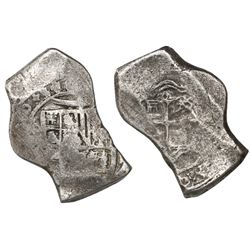 Mexico City, Mexico, cob 8 reales, (1)690L, very rare.