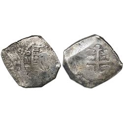 Mexico City, Mexico, cob 8 reales, 1727D, rare, ex-Rooswijk.