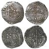 Image 1 : Lot of two Mexico City, Mexico, cob 2 reales, Philip II, assayer F.