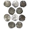 Image 1 : Lot of five Mexico City, Mexico, cob 1R, Philip III, various assayers: F (2), A/F, D/F and D.