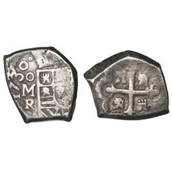 Mexico City, Mexico, cob 1 real, 1730R.